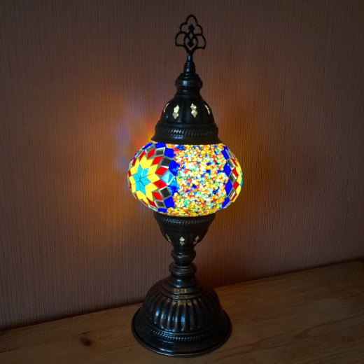 Tischlampe Morgenland, 2er, bunt