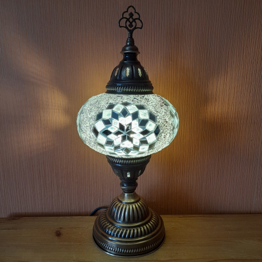 Tischlampe Morgenland, 3er, frozen