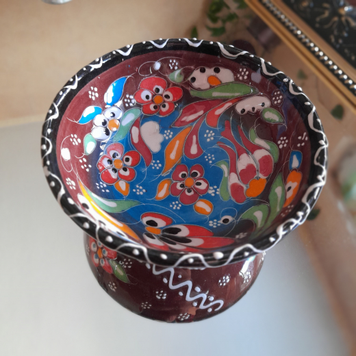 Keramikschale braun, 12 cm