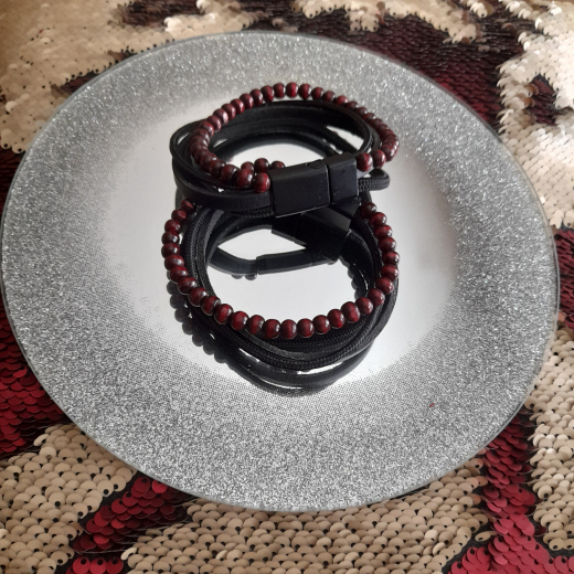 Partnerarmband für Sie + Ihn, SET 2 Stück, 21 cm