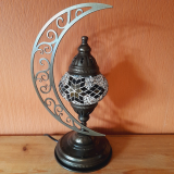 Mondlampe oriental Ilkay golden braun