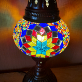 Tischlampe Morgenland, 2er, bunt