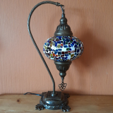 Tischlampe Schwan Aylin, 3er, kunterbunt