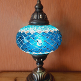Tischlampe Morgenland, 3er, türkis petrol