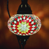 Tischlampe Schwan Aylin, 3er, rot rose