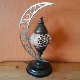 Mondlampe oriental Ilkay gold rot großer Stern