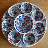 Keramikschalen-Set oriental blau