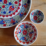 Keramikschalen-Set oriental rot