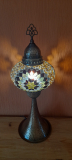 Tischlampe oriental Galata golden braun
