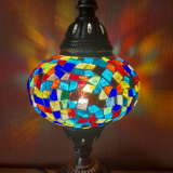 Tischlampe Morgenland, 3er, kunterbunt