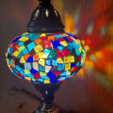 Tischlampe Morgenland, 3er, kunterbunt