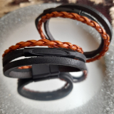 Partnerarmband für Sie + Ihn, SET 2 Stück, 21 cm