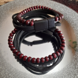 Partnerarmband für Sie + Ihn, SET 2 Stück, 21 cm