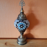 Tischlampe Morgenland, 1er, lila flieder rose