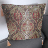 Orientalische Kissenhülle, 1 Stück, dezentes grün