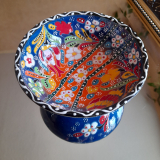 Keramikschale blau, 12 cm