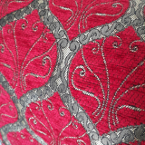 Orientalische Kissenhülle, 1 Stück, kräftig pink