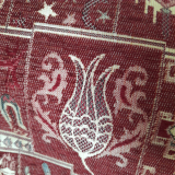 Orientalische Kissenhülle, 1 Stück, weinrot Reiter