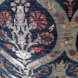 Orientalische Kissenhülle, 1 Stück, schwarz