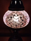 Tischlampe Morgenland, 2er, rosa
