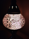Tischlampe Morgenland, 2er, rosa