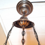 Orientalische Hängelampe Mosaik, 2er, weiss