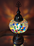 Tischlampe Morgenland, 3er, querbeet bunt
