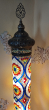 Zylinder Stehlampe Säulenform Mosaik oriental bunt