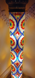 Zylinder Stehlampe Säulenform Mosaik oriental bunt