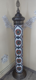 Zylinder Stehlampe Säulenform Mosaik oriental bunt