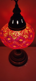 Tischlampe Morgenland, 3er, rot orange