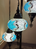 Stehlampe oriental Özlem 5er, türkis
