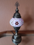 Tischlampe Morgenland, 2er, rosa rot