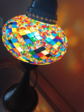 Tischlampe oriental Galata kunterbunt