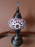 Tischlampe Morgenland, 3er, rot