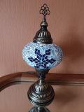 Tischlampe Morgenland, 3er, meeresbrise