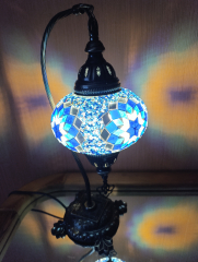 Tischlampe Schwan Aylin, 3er, Meeresbrise