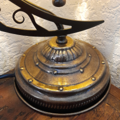 Mondlampe oriental Ilkay golden braun