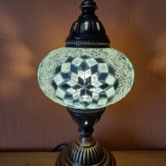 Tischlampe Morgenland, 3er, frozen