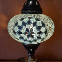 Tischlampe Morgenland, 3er, frozen