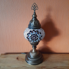 Tischlampe Morgenland, 2er, lila rose flieder
