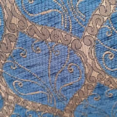 Orientalische Kissenhülle, 1 Stück, blau