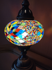 Tischlampe Morgenland, 3er, querbeet bunt