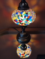 Tischlampe Morgenland, 3er, querbeet bunt