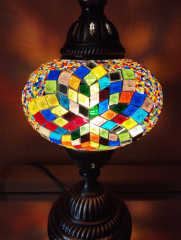 Tischlampe Morgenland, 3er, querbeet bunt