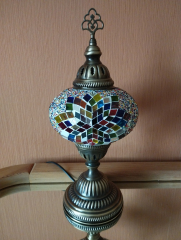 Tischlampe Morgenland, 3er, querbeet bunt