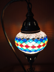 Tischlampe Schwan Aylin, 2er, rosa bunt