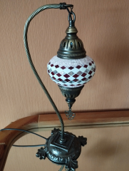 Tischlampe Schwan Aylin, 2er, rosa rot