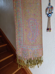 Pashmina Schal/Schultertuch oliv