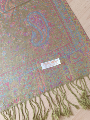 Pashmina Schal/Schultertuch oliv